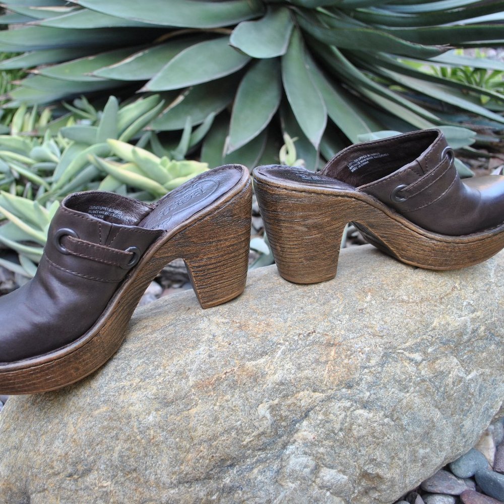 Born Brown Clogs - image 4